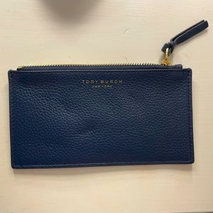 Tory Burch small navy wallet